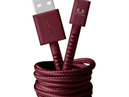 Cabo de Dados Fresh  n Rebel USB-A   Lightning 1.5m Vermelho Ruby Online