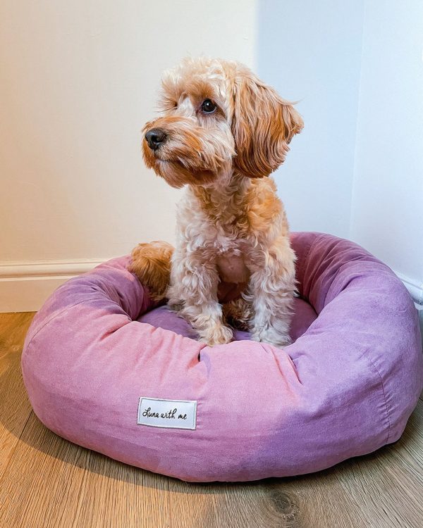 Luna With Me Donut Dog Bed - Mauve Hot on Sale