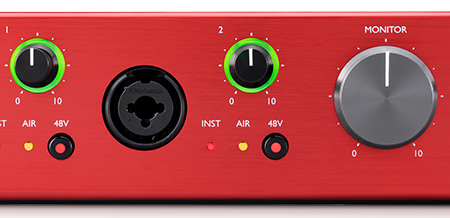 Focusrite 2Pre Pure-Sounding 10-In 4-Out Audio Interface For The Recording Artist For Discount