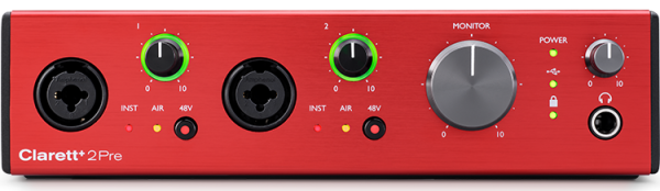 Focusrite 2Pre Pure-Sounding 10-In 4-Out Audio Interface For The Recording Artist For Discount