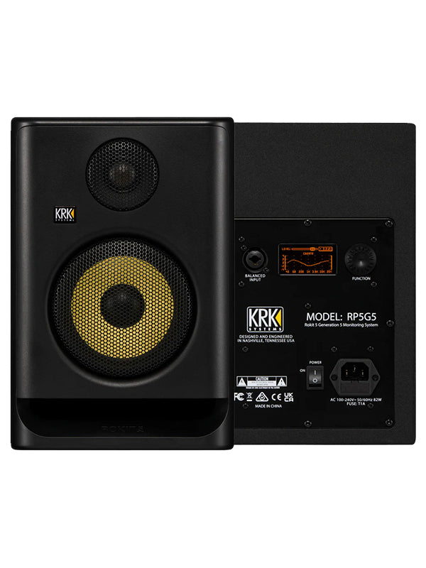 KRK Systems ROKIT 5 Generation 5 Studio Monitor Pair - Black Online Hot Sale