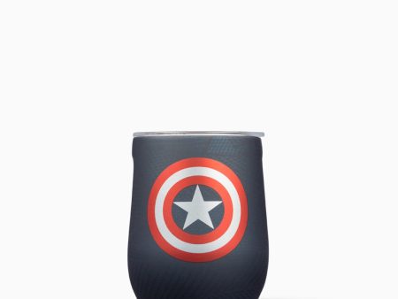 Corkcicle Stemless 12oz - Marvel Captain America Online now