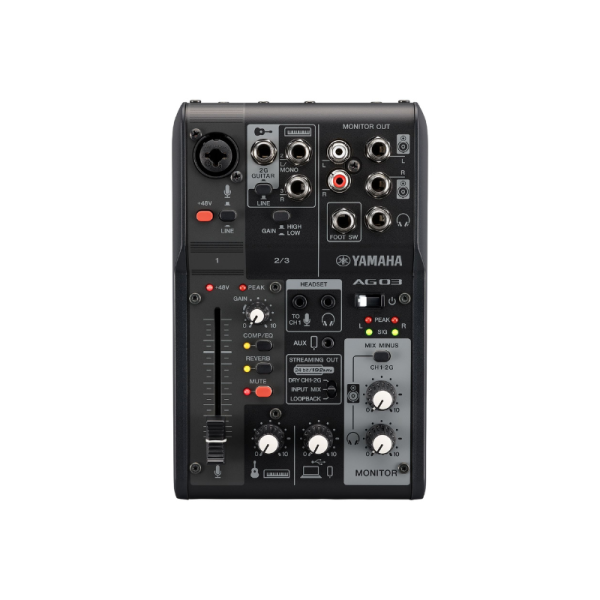 Yamaha AG-03 MKll 3-Channel Live Streaming Loopback Audio USB Mixer (Each) For Cheap