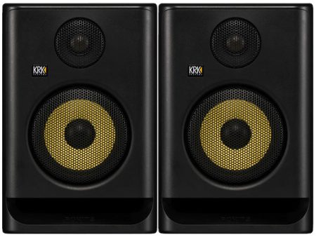 KRK Systems ROKIT 8 Generation 5 Studio Monitor Pair - Black Supply