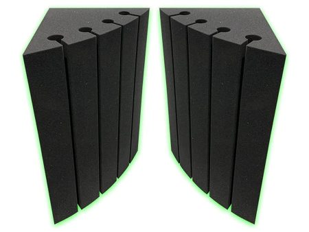 FREQNCY®, BASS BLOCK BASS TRAP ABSORBER | CORNER BASS TRAP FOR LOW FREQUENCY | 24 X12 X12 , PRO CHARCOAL | (SET OF 2) Fashion