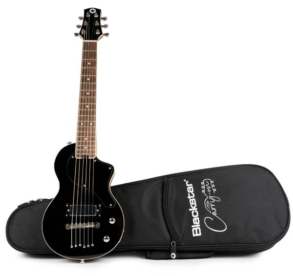 Blackstar Carry-on Travel Guitar Black With Carry Bag on Sale