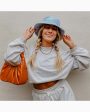 Katydid Corded Bucket Hat - Light Blue on Sale