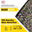 Bassbloc™ Bass Absorber | 6X3 Feet | Multi Colored Acoustic Foam Pack Of 4 Hot on Sale