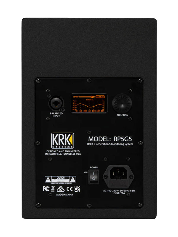 KRK Systems ROKIT 5 Generation 5 Studio Monitor Pair - Black Online Hot Sale