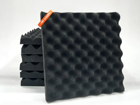 Egg Tray Acoustic Foam Panel 1.5  1x1 Feet Pro Charcoal Online Hot Sale